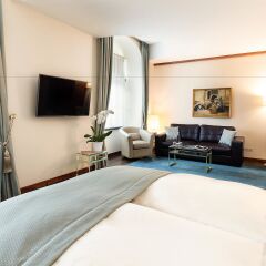Отель Derag Livinghotel De Medici Германия, Дюссельдорф - 1 отзыв об отеле, цены и фото номеров - забронировать отель Derag Livinghotel De Medici онлайн комната для гостей фото 2