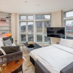 Отель 1 Bedroom Penthouse in Farringdon Великобритания, Лондон - отзывы, цены и фото номеров - забронировать отель 1 Bedroom Penthouse in Farringdon онлайн комната для гостей фото 3