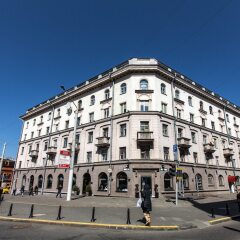 Апартаменты SutkiMinsk Apartment Минск вид на фасад