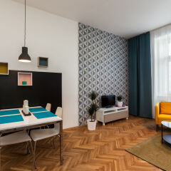 Апартаменты Comfortable Prague Apartments комната для гостей фото 3
