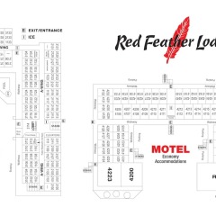 Отель Red Feather Lodge городской автобус