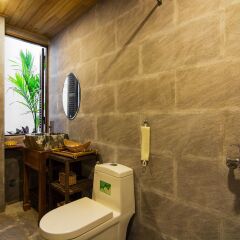 Отель An Bang Seasnail Homestay ванная