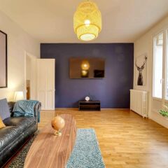 Апартаменты Apartment With 2 Bedrooms in Boulogne-billancourt, With Furnished Terrace and Wifi Булонь-Бийанкур фото 10