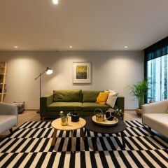Отель Luxury 1br Condo With Balcony in Polanco Мехико комната для гостей