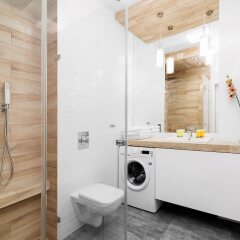 Отель By the River Stylish Apartment Польша, Варшава - отзывы, цены и фото номеров - забронировать отель By the River Stylish Apartment онлайн ванная