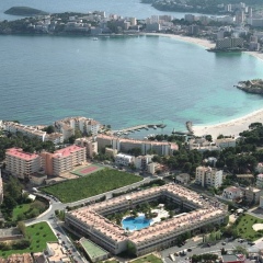 Отель Globales Palmanova Palace Испания, Пальманова - 2 отзыва об отеле, цены и фото номеров - забронировать отель Globales Palmanova Palace онлайн пляж фото 2
