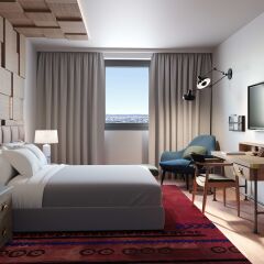 Отель Canopy by Hilton Zagreb - City Centre Хорватия, Загреб - отзывы, цены и фото номеров - забронировать отель Canopy by Hilton Zagreb - City Centre онлайн комната для гостей