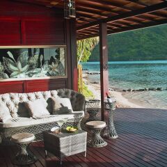 Отель Robinson's Cove Villas пляж фото 2