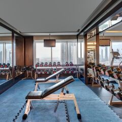 Emirates Grand Hotel Дубай фитнесс-зал фото 2