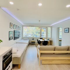 Отель Aurora Apartments Pursimiehenkatu 25 Финляндия, Хельсинки - отзывы, цены и фото номеров - забронировать отель Aurora Apartments Pursimiehenkatu 25 онлайн комната для гостей фото 2