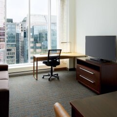Отель Residence Inn by Marriott Montreal Downtown Канада, Монреаль - отзывы, цены и фото номеров - забронировать отель Residence Inn by Marriott Montreal Downtown онлайн комната для гостей фото 5