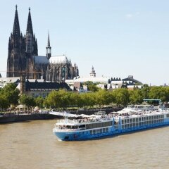 Отель FairCruise Business ship Dusseldorf Германия, Дюссельдорф - отзывы, цены и фото номеров - забронировать отель FairCruise Business ship Dusseldorf онлайн приотельная территория