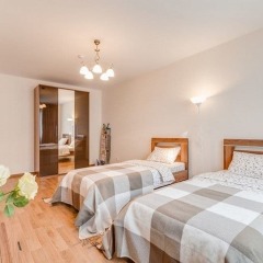 Апартаменты Apartment Vitebskiy prospekt 101 Bldg 4 Санкт-Петербург комната для гостей фото 4