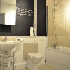 Апартаменты 1 Bedroom Apartment in Hoxton London ванная