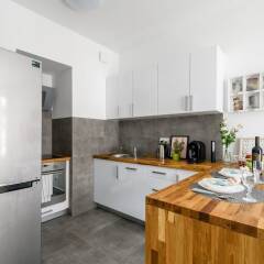 Отель M&R Apartament Airport Konstruktorska 7 в номере
