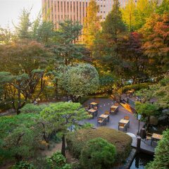 Отель Millennium Hilton Seoul Южная Корея, Сеул - 1 отзыв об отеле, цены и фото номеров - забронировать отель Millennium Hilton Seoul онлайн фитнесс-зал