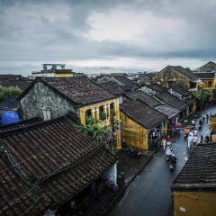 Отель Volar Homestay Хойан приотельная территория