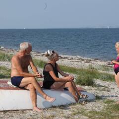 Отель Ajstrup Beach Camping & Cottages Дания, Орхус - отзывы, цены и фото номеров - забронировать отель Ajstrup Beach Camping & Cottages онлайн фитнесс-зал