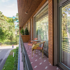 Amber Spa Boutique Hotel Юрмала балкон