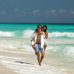 Отель Marriott Cancun Resort пляж фото 2
