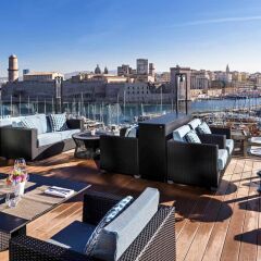 Отель Sofitel Marseille Vieux Port Франция, Марсель - 2 отзыва об отеле, цены и фото номеров - забронировать отель Sofitel Marseille Vieux Port онлайн приотельная территория фото 2