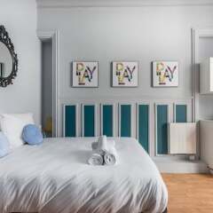 Апартаменты Apartments WS Haussmann - Lafayette Париж комната для гостей фото 3