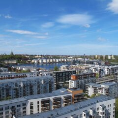 Отель Park Inn By Radisson Stockholm Hammarby Sjöstad балкон
