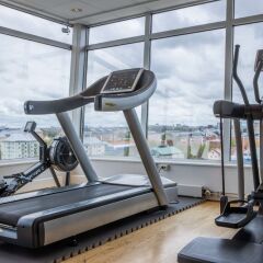 Отель Park Inn By Radisson Stockholm Solna Солна фитнесс-зал фото 2
