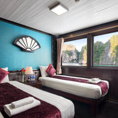 Отель Halong Aclass Legend Cruise комната для гостей фото 3