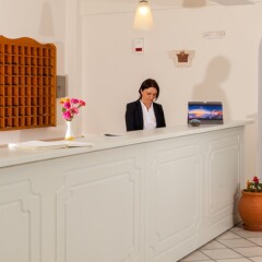 Отель Okeanis Beach Греция, Остров Санторини - отзывы, цены и фото номеров - забронировать отель Okeanis Beach онлайн интерьер отеля