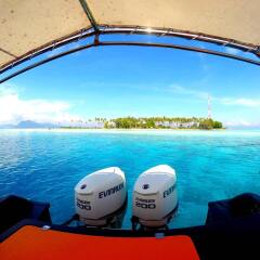 Отель Scuba Tiger Semporna Holiday Resort пляж
