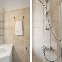 Отель Tricot Beachfront House Pefkohori Греция, Пефкохори - отзывы, цены и фото номеров - забронировать отель Tricot Beachfront House Pefkohori онлайн ванная фото 2