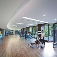 Отель Shangri-la Bangkok фитнесс-зал фото 3