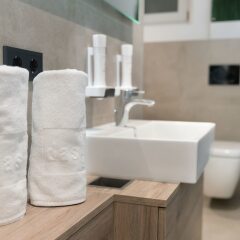 Отель dasPaul Aparthotel Германия, Нюрнберг - отзывы, цены и фото номеров - забронировать отель dasPaul Aparthotel онлайн ванная фото 2