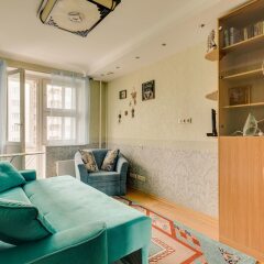 Апартаменты Apartment near park Kolomenskoe комната для гостей фото 3