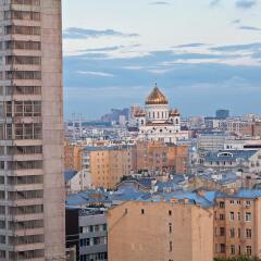 Апартаменты Apartments at Arbat Area комната для гостей фото 2
