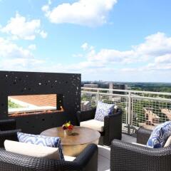 Отель Global Luxury Suites at Woodmont Triangle South США, Бетесда - отзывы, цены и фото номеров - забронировать отель Global Luxury Suites at Woodmont Triangle South онлайн балкон