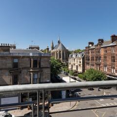 Апартаменты Hillhead Apartment with Roof terrace Глазго балкон