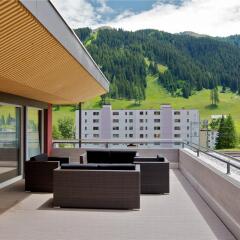 Отель Grischa - DAS Hotel Davos Швейцария, Давос - отзывы, цены и фото номеров - забронировать отель Grischa - DAS Hotel Davos онлайн балкон