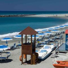Отель Grand Hotel La Tonnara Италия, Амантея - отзывы, цены и фото номеров - забронировать отель Grand Hotel La Tonnara онлайн пляж фото 2