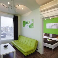 Отель New Town - Apple Apartments Чехия, Прага - 1 отзыв об отеле, цены и фото номеров - забронировать отель New Town - Apple Apartments онлайн комната для гостей фото 12