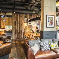 Отель Novotel London Canary Wharf Hotel Великобритания, Лондон - 1 отзыв об отеле, цены и фото номеров - забронировать отель Novotel London Canary Wharf Hotel онлайн интерьер отеля