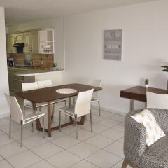 Отель Appartement 2 chambres vue mer в номере