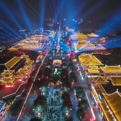 Отель Fu Rong Ge Hotel Китай, Сиань - отзывы, цены и фото номеров - забронировать отель Fu Rong Ge Hotel онлайн приотельная территория фото 2