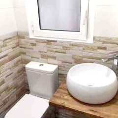 Апартаменты with One Bedroom in Hondarribia, with Wonderful Mountain View And Wifi - 1 Km From the Beach Испания, Фуэнтеррабиа - отзывы, цены и фото номеров - забронировать отель with One Bedroom in Hondarribia, with Wonderful Mountain View And Wifi - 1 Km From the Beach онлайн ванная