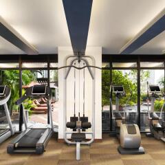 Отель Le Royal Meridien, Plaza Athenee Bangkok фитнесс-зал