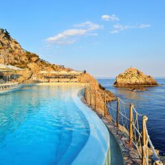 Отель Atahotel Capotaormina пляж