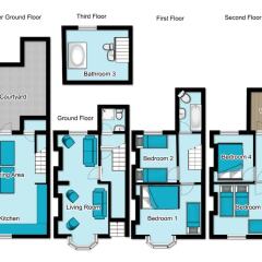 Отель Camelford House Кемптаун интерьер отеля