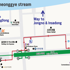 Отель Sunny Guesthouse Seoul City городской автобус