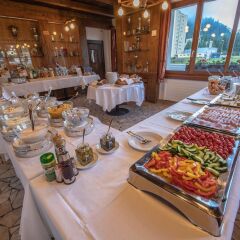 Отель Sonne St. Moritz Швейцария, Санкт-Мориц - отзывы, цены и фото номеров - забронировать отель Sonne St. Moritz онлайн питание фото 2